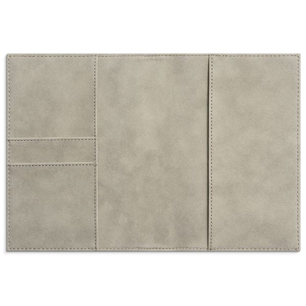 Cover A6 Beige Suede Open