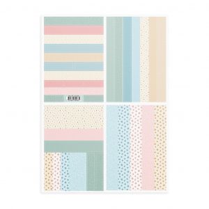 Washi Tape Stickers Pastel Patterns