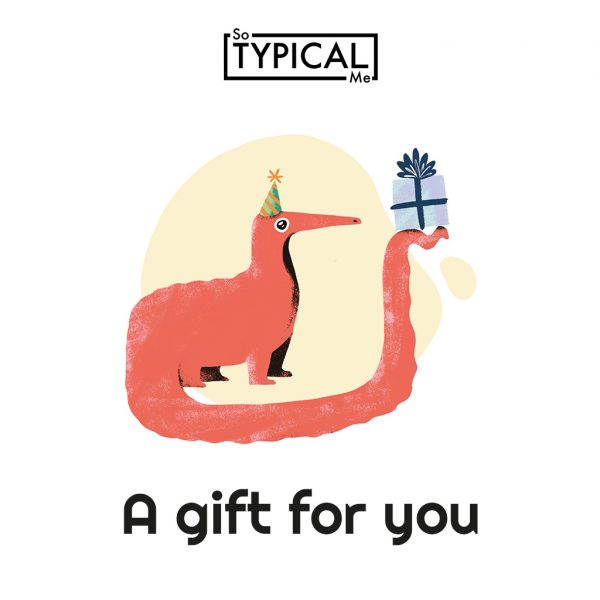 A gift for you gift card