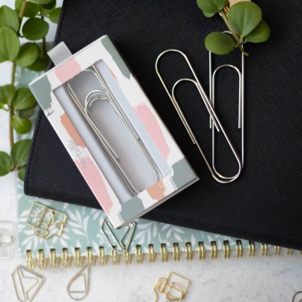 jumbo paper clips silver