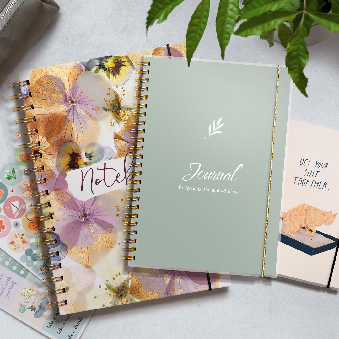 personalised custom journal notebook