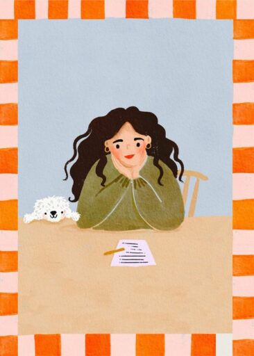 Girl at Desk by Martha Ratcliff