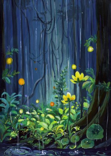 Deep forest bloom by Zoe Art Garden