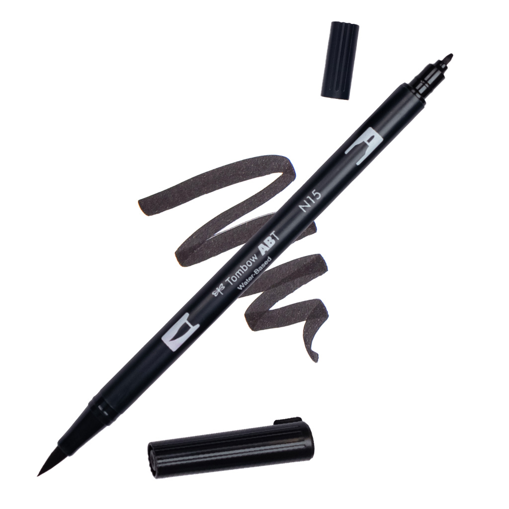 Tombow ABT Dual Brush N15 Black