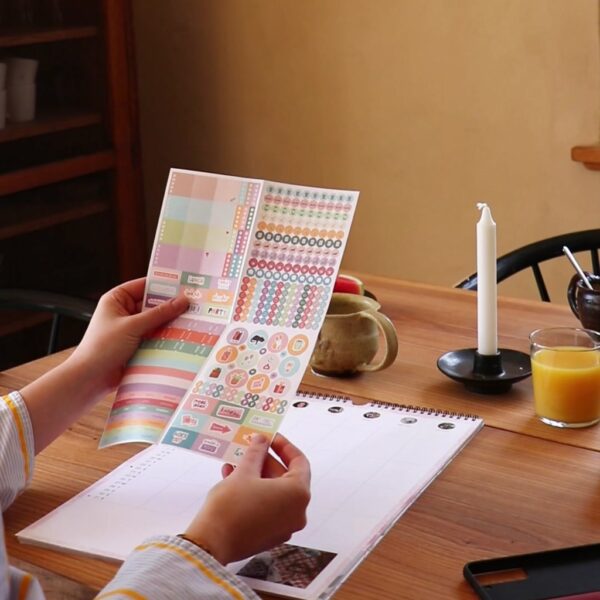 stickers included with your calendar
