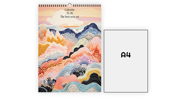 A3 vs A4 calendar